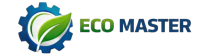 Logo Eco Master Equipamentos - Fabricação de Implementos.